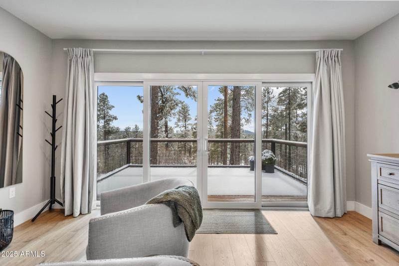 Primary Bedroom in the Winter