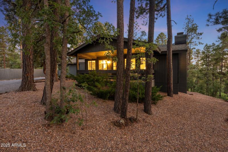 Twilight Front Porch