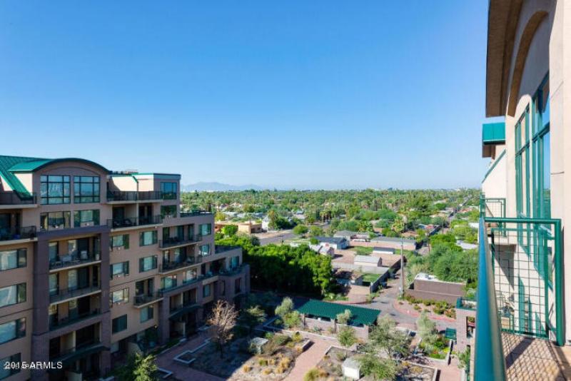 View from the private patio