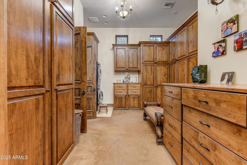 Expansive Closet with Laundry
