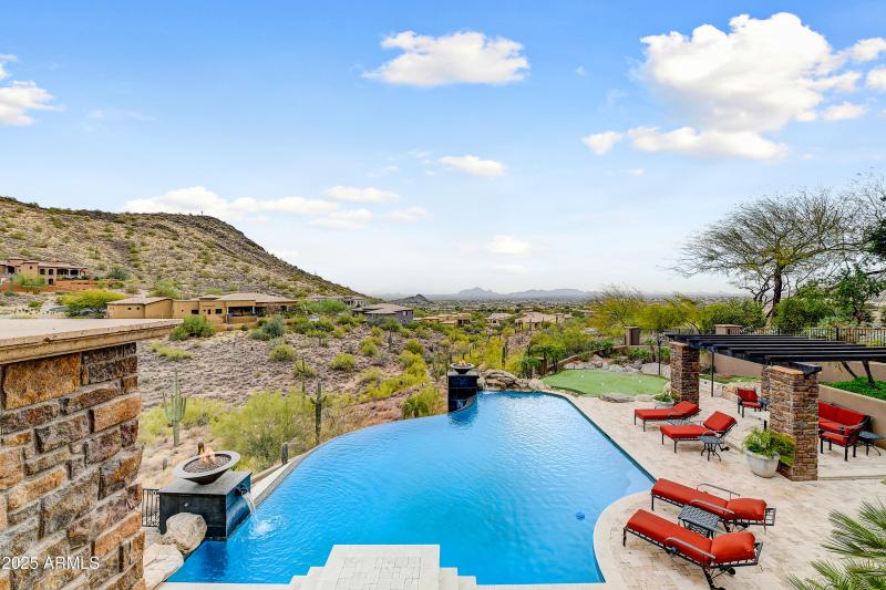 Infinity Pool with Fire Features