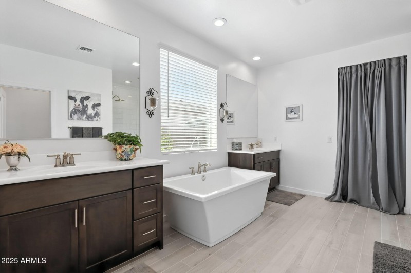 Primary Bathroom w/ Separate Soaking Tub