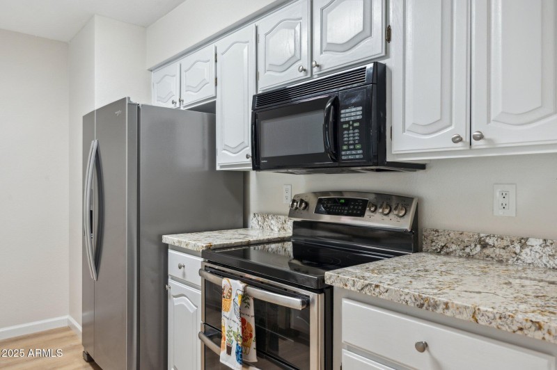 Newer stainless steel appliances