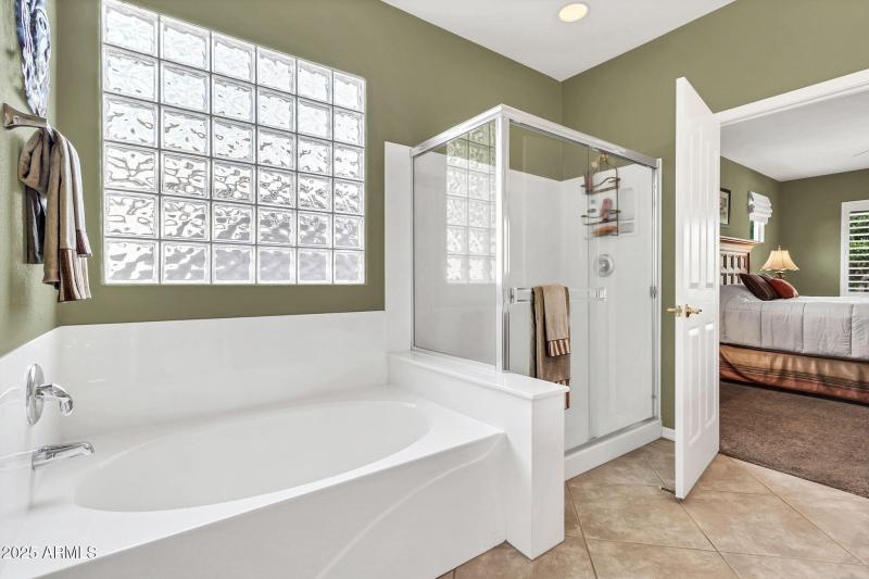Primary Bath with Tub