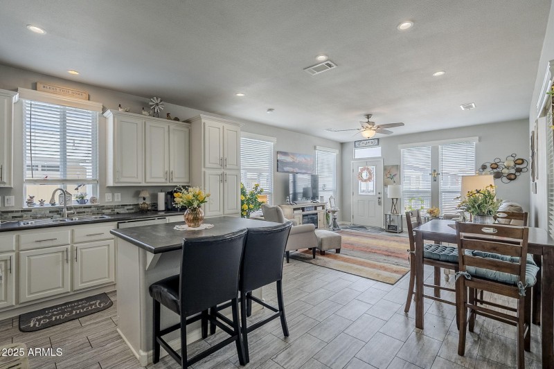 Open floorplan keeps people connected