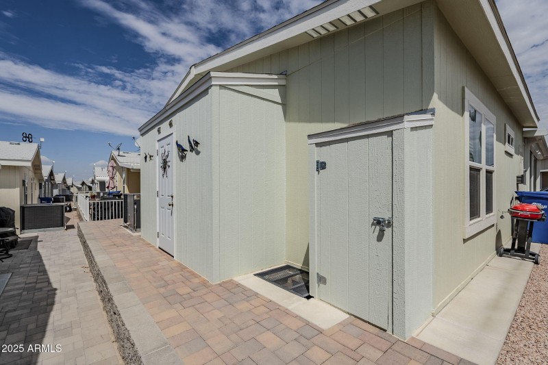 Backyard storage unit