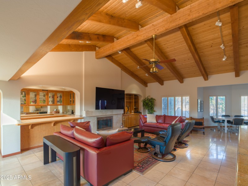 Family Room & Wet Bar