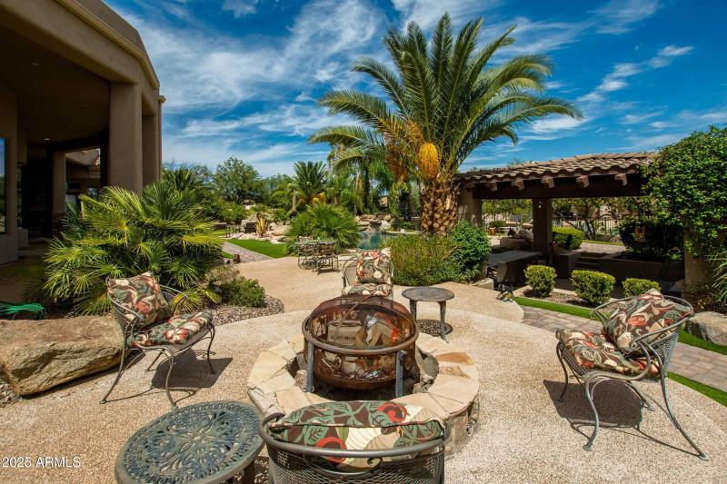 Backyard Oasis entertaining backyard