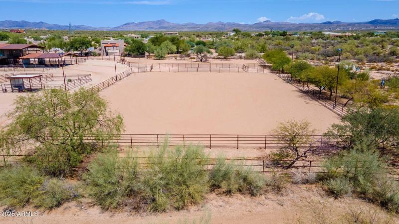 Watered & lighted arena