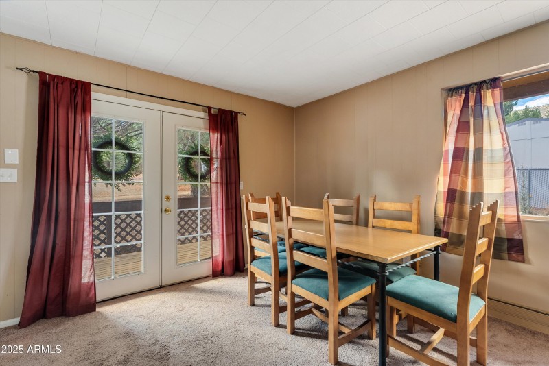 Dining area/front door