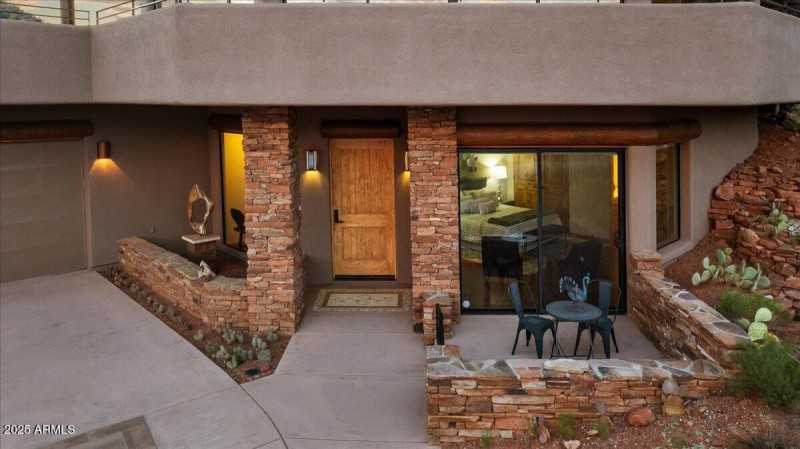 Inviting Front Entrance