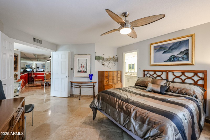 Primary Bedroom with double doors
