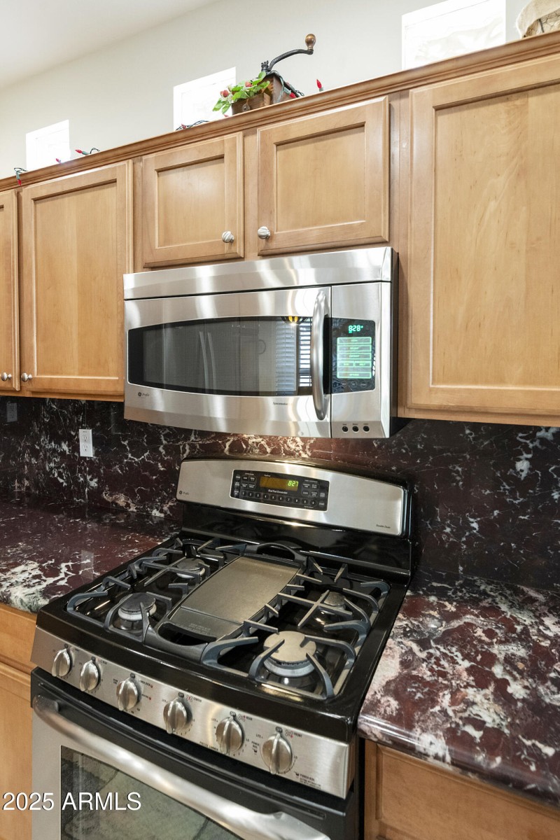 Kitchen with granite