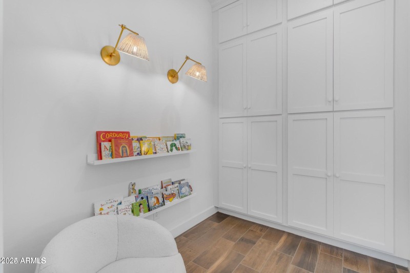 Hallway Storage + Reading Nook