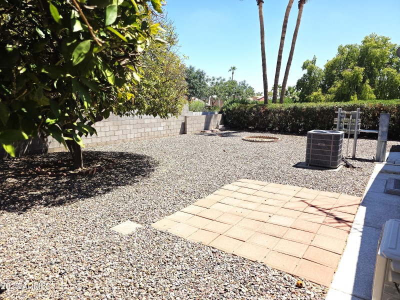 Rear Yard, partially fenced