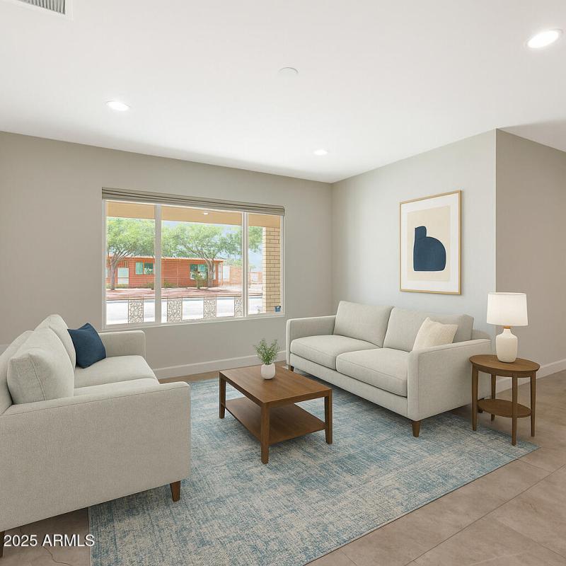 Living Room Front Vitually staged B 13