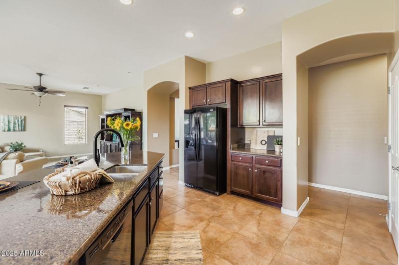 Granite Kitchen with Storage