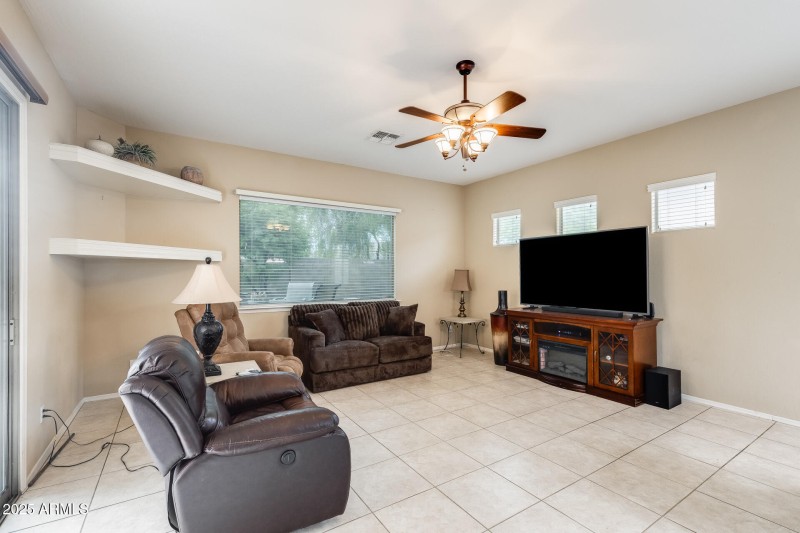 One of two family/living rooms