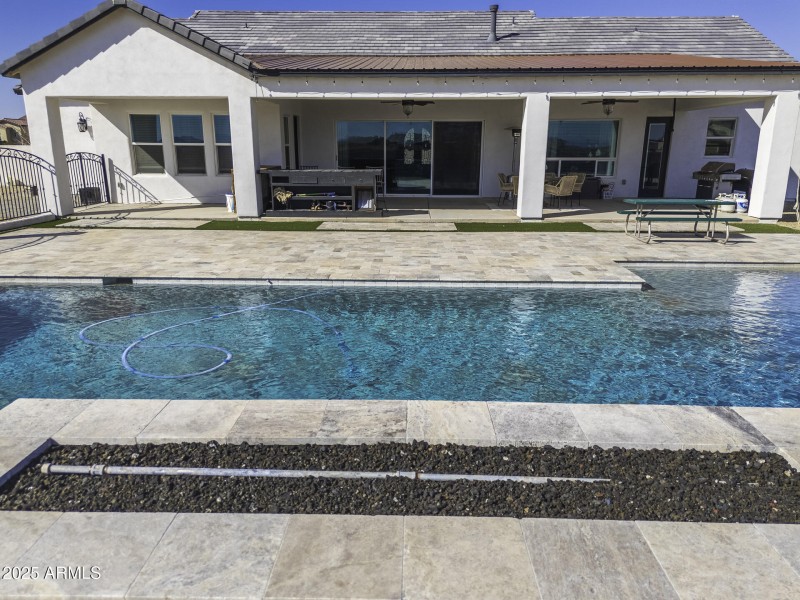 UAS Pool View to House