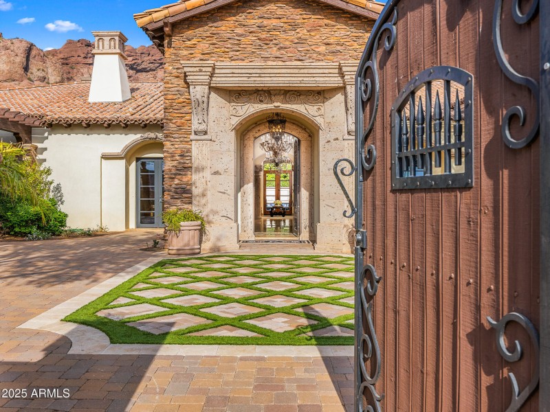gated front entrance copy