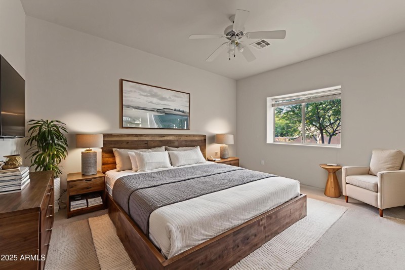 Virtual Staged Image- Guest Bedroom