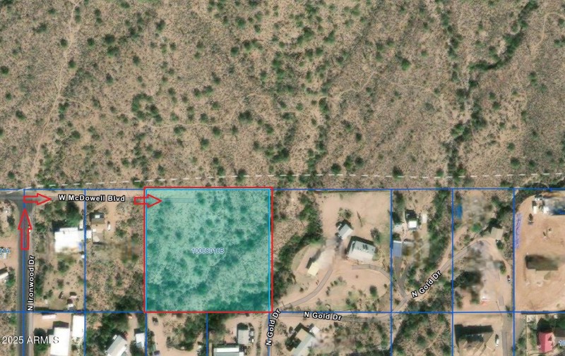 1575 W McDowell Aerial Assesor Map