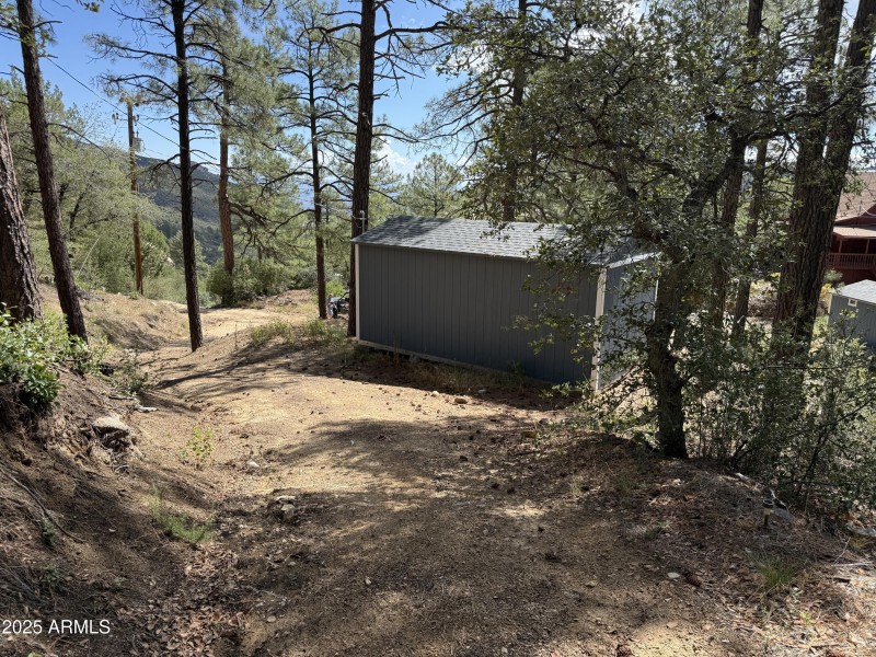 Path to Storage shed
