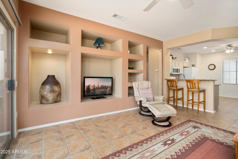 Family Room Media Wall