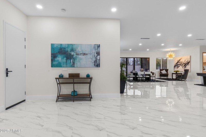 Entrance from Garage