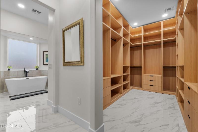 Master Walk-in Closet