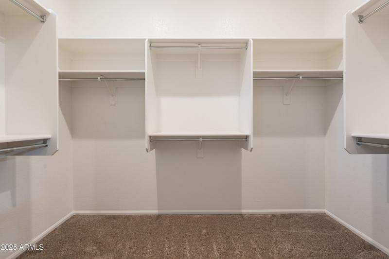 Primary suite closet