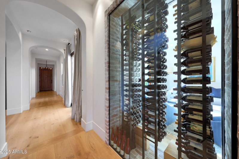 Wine Storage Feature Wall