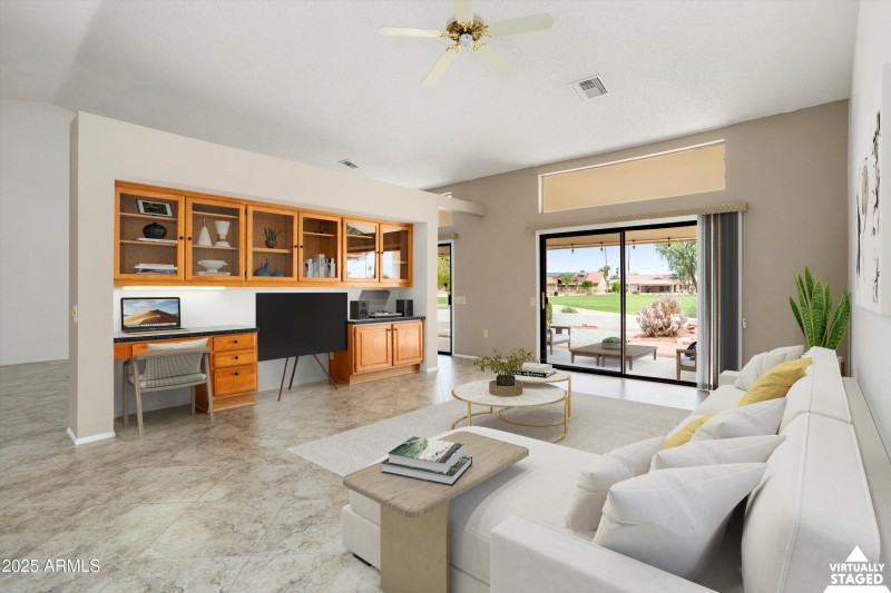 FAMILY ROOM VIRTUALLY STAGED