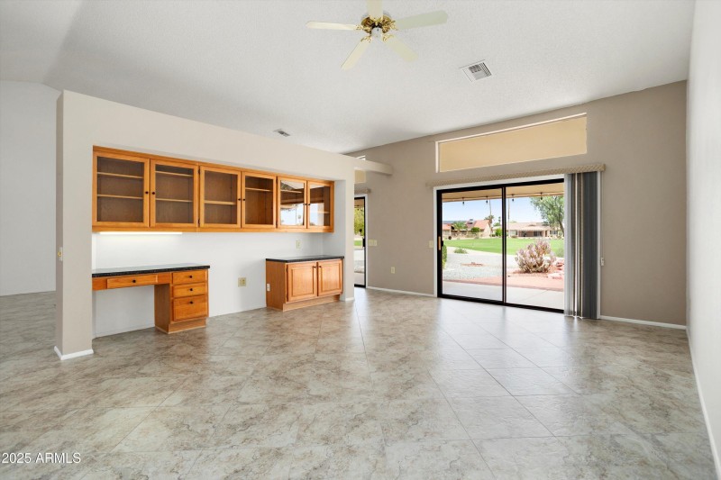 FAMILY ROOM WITH STORAGE