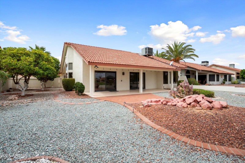 REAR VIEW OF THE HOME