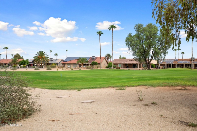 VIEW OF THE GOLF COURSE