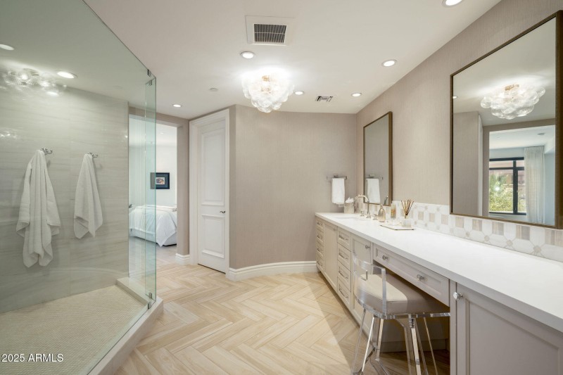 redesigned primary suite