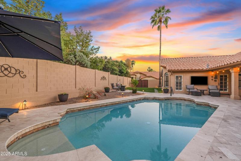 Twilight Pool Long View