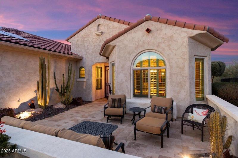 Front Courtyard at night