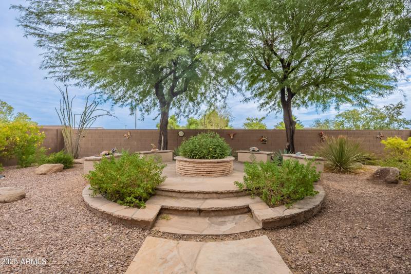 Backyard w/ Fire Pit Area