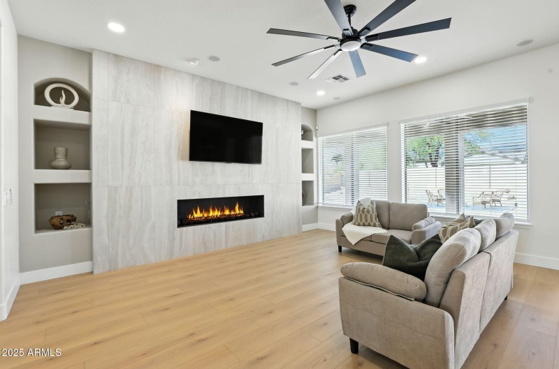 A chic modern Great Room