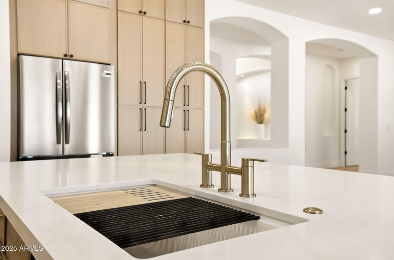 4-door counter-depth French refrigerator