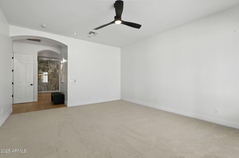 Primary Suite with Upgraded Fan