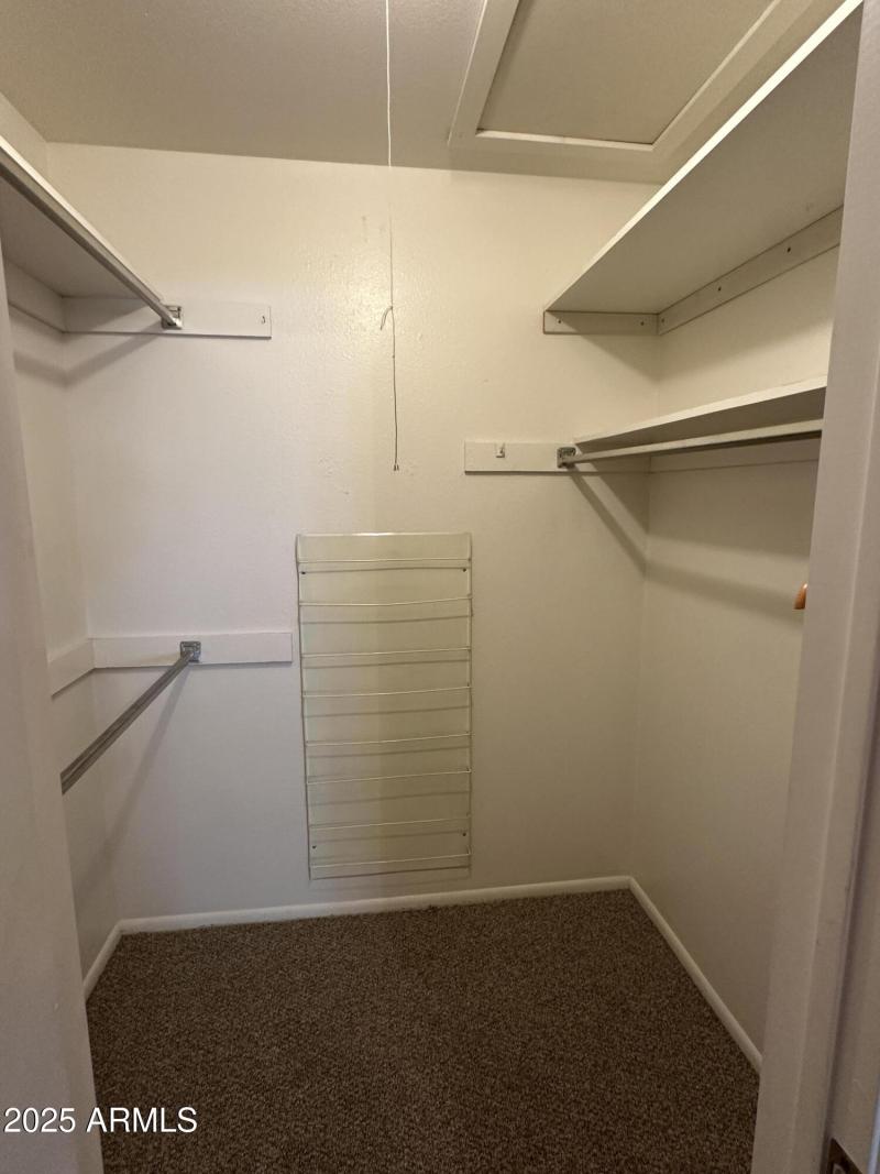 Primary closet