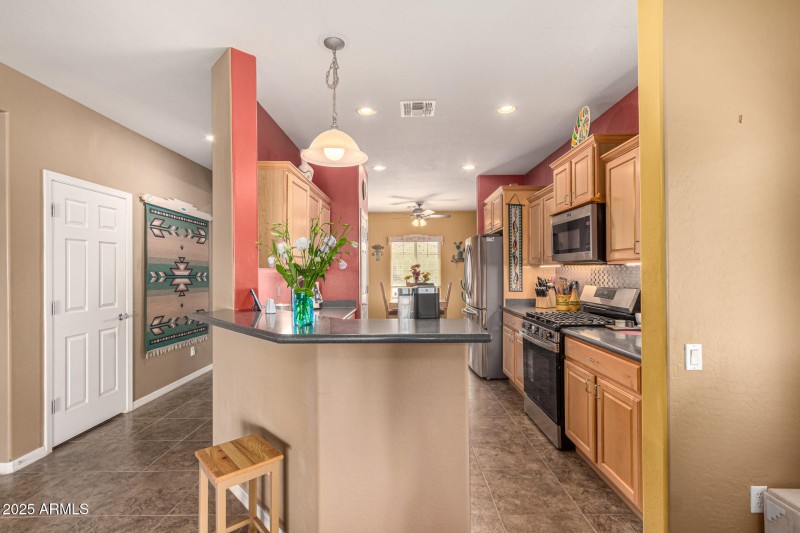 Kitchen with Gas Range