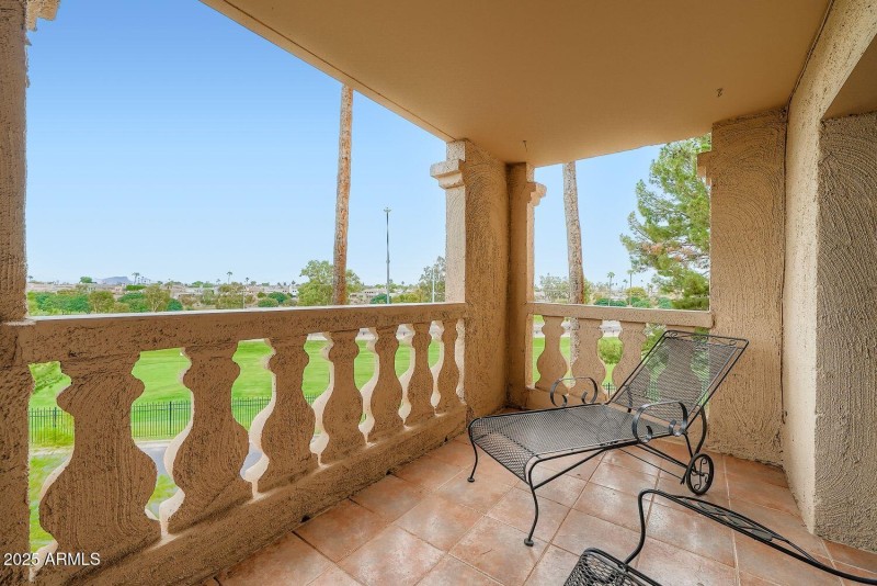 Balcony Overlooking Golf Course