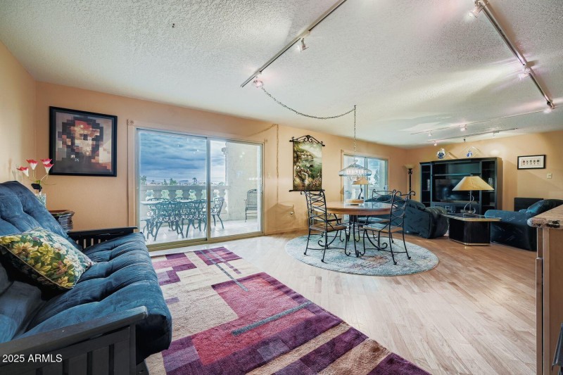 Living area w/Balcony