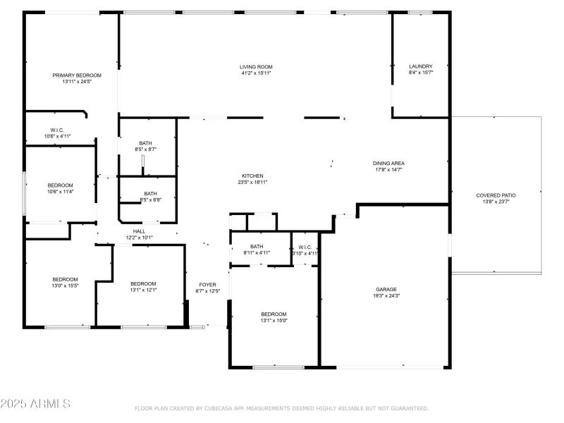 2D Floor Plan for 2425 West Impala Circl