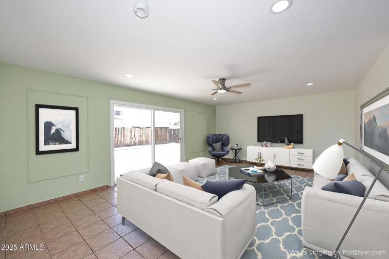 Staged Photo Great Room