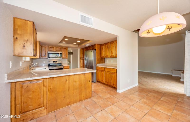 Kitchen from Nook Area